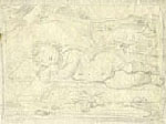 FORTUNATO DURANTI, Christ Child Asleep on the Cross, black chalk